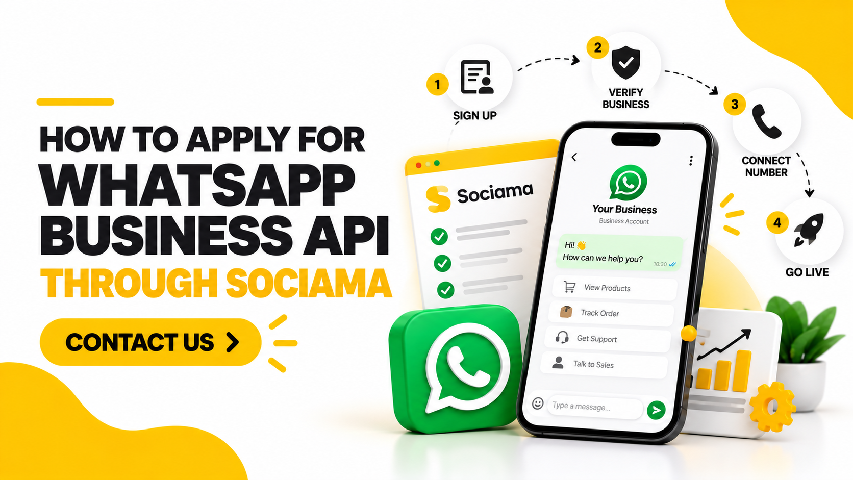 How to Apply for WhatsApp Business API Through Sociama